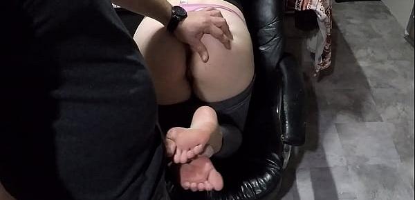  ass tease and soles cumshot